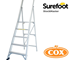 Stockmaster SureFoot | Safe Portable Trade Platform Ladder
