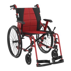 Folding Wheelchair Self Propelled | Red | Aspire Socialite