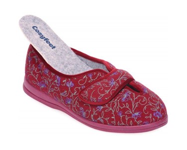 Cosyfeet - Diane. Easy to fit adjustable slip-on slipper for very swollen feet