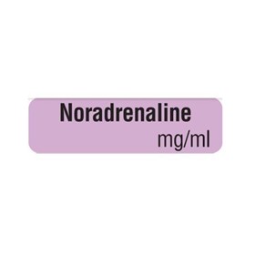 Drug Identification Label - Lilac | Noradrenaline mg/ml