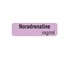 Medi-Print - Drug Identification Label - Lilac | Noradrenaline mg/ml
