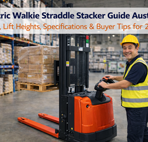 Electric Walkie Straddle Stacker Guide Australia: Costs, Lift Heights, Specifications & Buyer Tips for 2026