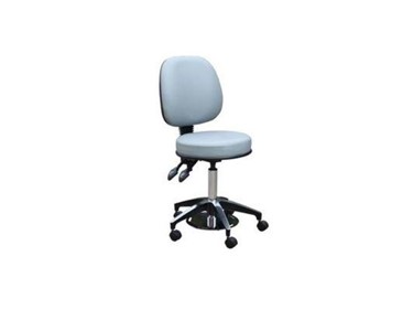 1385A - Foot Control Surgeon Stool With Backrest