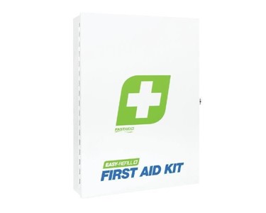FastAid - First Aid Kit (Metal Wall Mount) | Easy Refill 