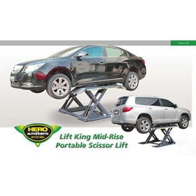 Mid-Rise Portable Scissor Lift | Lift King ‘Pro-Line’ 
