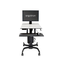 Computer Cart | Workfit-C, Single Hd Sit-stand Workstation