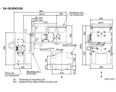 Panasonic - RJR Series dual axes servo welding positioners 