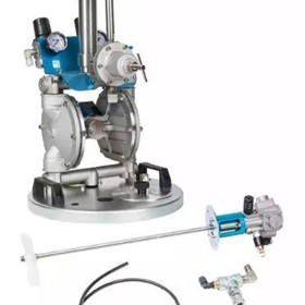 Diaphragm Pump Drum Mount with Agitator 1.5-4.5 l/min