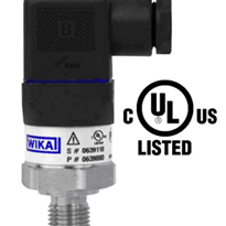 New "cULus" test mark for WIKA A-10 pressure transmitter