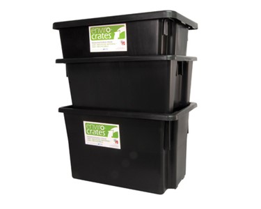 Recycled Plastic Container Stack Nest Security Containers Fish Crate