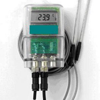 Temperature monitoring and data logging for concrete curing