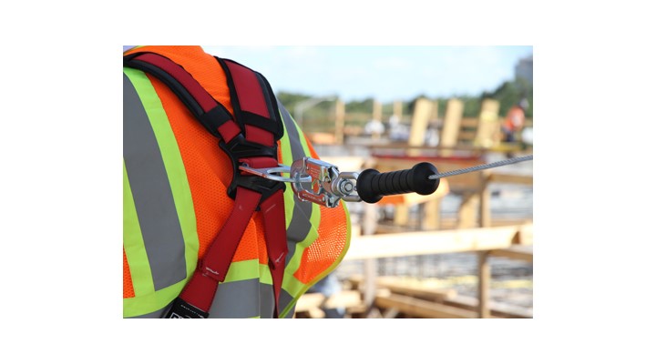 Fall Protection SRL Connected to Harness