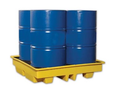 4-Drum Spill Containment & Storage Pallet