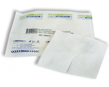 Sentry Medical - Non-Woven Split Drainage Swabs