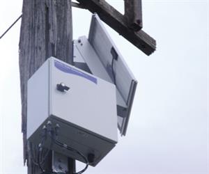 The data logger, modem and battery were housed in a weather-proof enclosure which was installed on a power pole adjacent to the in-ground sensors. Solar panels were also installed to recharge the solution’s battery.