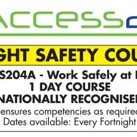 Height Safety Training Program | R11OHS204A