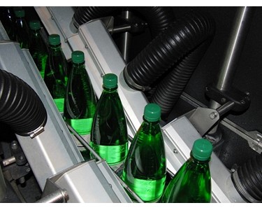 Bottle Drying with Air Knives