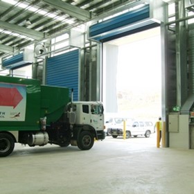 High speed doors for the recycling industry