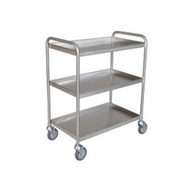 Tray Clearing Trolley | TCT 403SS | 3 Shelf