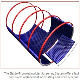 Interlocking Modular Screen System | Elasto-Trommel