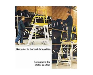 Stockmaster - Mobile Platform Ladders | Navigator