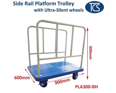 TCS - 300kg Industrial Dual Side Handle Platform Trolley - PLA300-BH