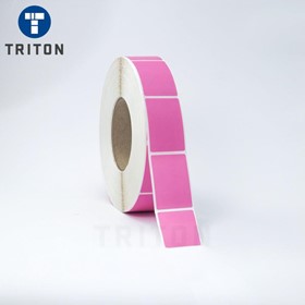 Thermal Paper Roll | Port Mark Label 37x58 Pink, Security Slit