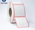 Triton - Thermal Carton Label 94x104 Ptd Red Border, Security Cut, Varnished