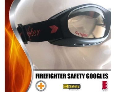 On Site Safety Firefighter Safety Goggles – Smoke or Clear Lens