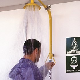 Stainless Steel Combination Emergency Safety Shower