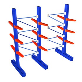 Powder Coated Cantilever Racking | 4267mm 2 Bays Double Base System