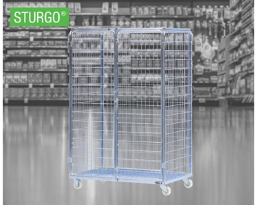 STURGO Security Single Roll Cage Laundry Trolley | 18300036