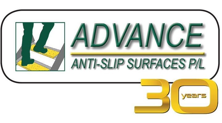 Advance Anti-Slip 30 Years Logo