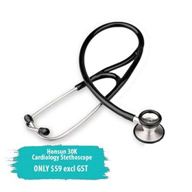 Stainless Steel Cardiology Stethoscope  HONHS30K
