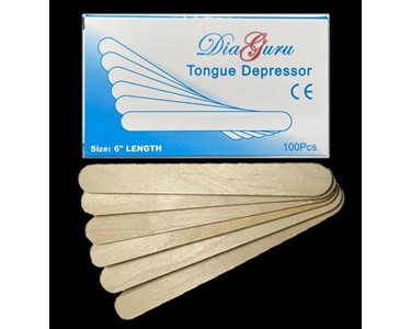 DiaGuru - Wooden Tongue Depressor 100's