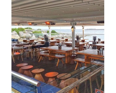 Star Progetti - Infrared Heater | Helios 66 Seaside for Seafront Dining Venue