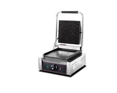 Hargrill - Electric Panini Single Flat Base Contact Grill