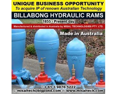 Billabong Hydraulic Water Rams (Pumps)