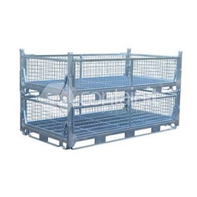 Double Size Half Height Collapsible Mesh Cage