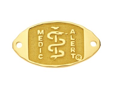 Medic Alert - Medical ID | 9ct Gold Bracelet ID Only