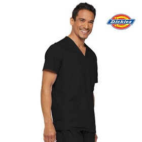 81906 EDS Mens V-neck Utility Medical Scrub Top with 3 Pockets ID Loop