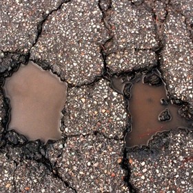 Freeway pothole repair made simple