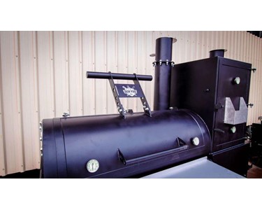 Iron Fire - 24" Offset BBQ Smoker and Cooking Tower