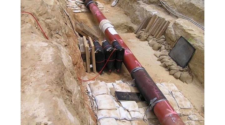 Pronal cushions employed in Australia on pipeline projects in soft site conditions