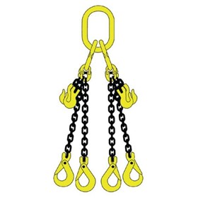Grade 80 Chain Slings – 4 Legs