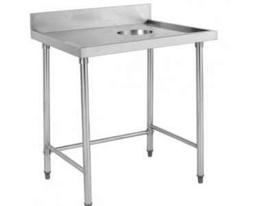 FED - Stainless Steel Waste Collector Bench | SWCB-7-1200