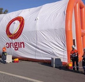 Technological advancements in inflatable technology redefining abrasive blasting operations. Technological advancements in inflatable technology redefining abrasive blasting operations.