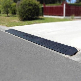 Premium Driveway Rubber Kerb Ramp 3.6m Kit for Rolled-Edge Kerb