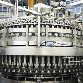Rotary Piston Filler with Vertical Valves