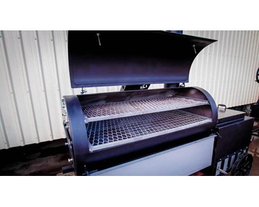 Iron Fire - 24" Offset BBQ Smoker and Fire Box Grill
